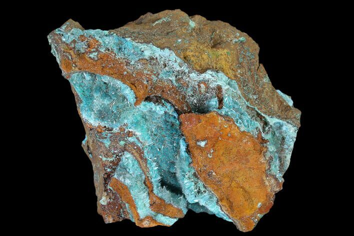 Fibrous Rosasite & Aurichalcite Crystal Association - Mexico #119216